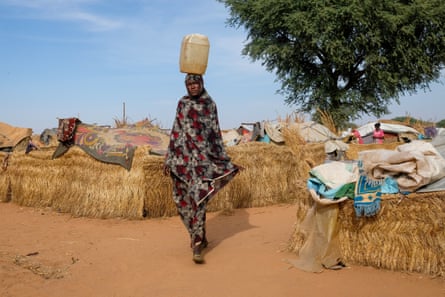 Sudanese refugee in Adré, Chad.