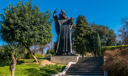 Gregory of Nin statue.