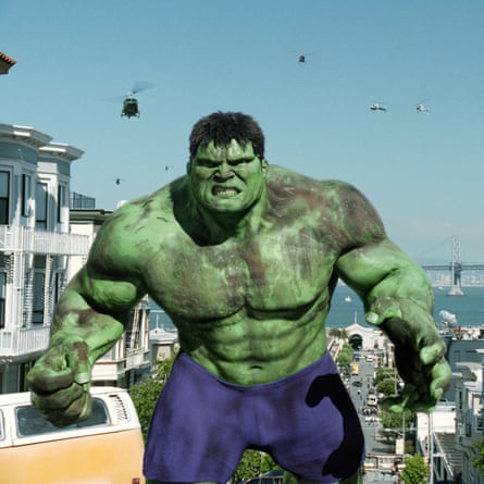 Reduced me to a nervous breakdown … The Incredible Hulk.