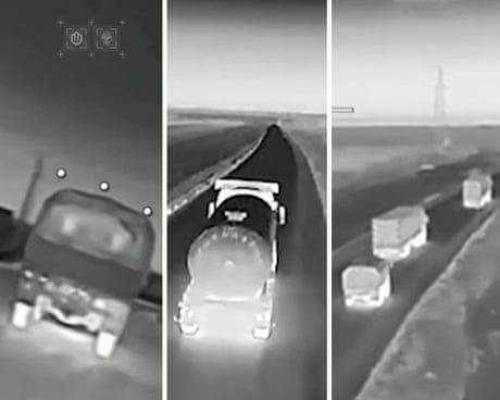 ‘Highway of death’: the Ukrainian drone campaign menacing Russian logistics