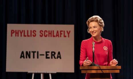 A woman who was an out-and-out misogynist … Blanchett as Phyllis Schlafly.