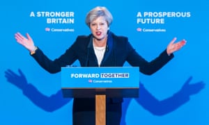 May at the election manifesto launch in Halifax.