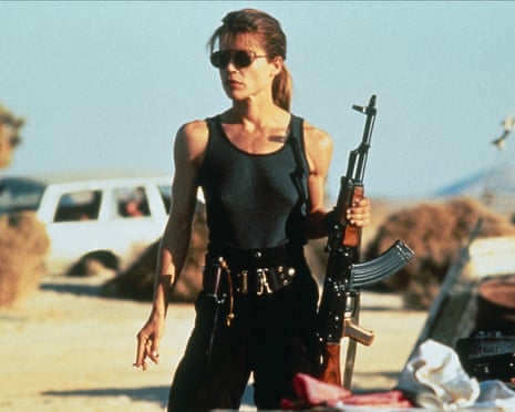 1991, TERMINATOR 2: JUDGMENT DAY<br>LINDA HAMILTON Character(s): Sarah Connor Film 'TERMINATOR 2: JUDGMENT DAY' (1991) Directed By JAMES CAMERON 01 July 1991 SSD13602 Allstar/TRISTAR PICTURES (USA/FR 1991) **WARNING** This Photograph is for editorial use only and is the copyright of TRISTAR PICTURES and/or the Photographer assigned by the Film or Production Company & can only be reproduced by publications in conjunction with the promotion of the above Film. A Mandatory Credit To TRISTAR PICTURES is required. The Photographer should also be credited when known. No commercial use can be granted without written authority from the Film Company.