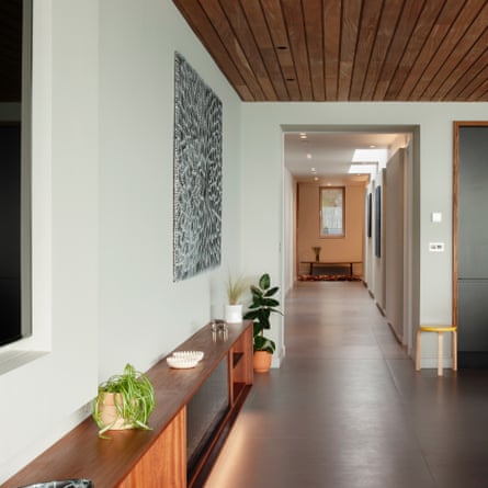 Wide spacious corridor in the house.
