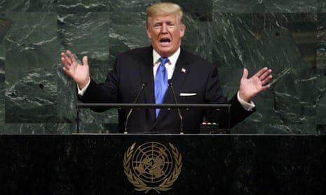 Donald Trump at the United Nations, September 2017