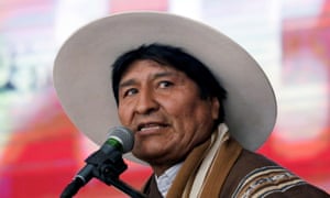Morales said: 'Indigenous peoples will promote respect and integration. We all have the same rights because we are children of the same Mother Earth.'