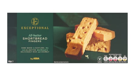 Asda Exceptional By Asda All-Butter Shortbread Fingers 165g