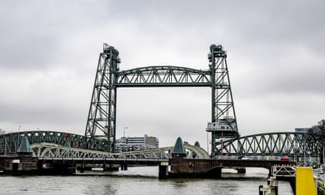 The Konigshaven bridge in Rotterdam, known to locals as the De hef. 