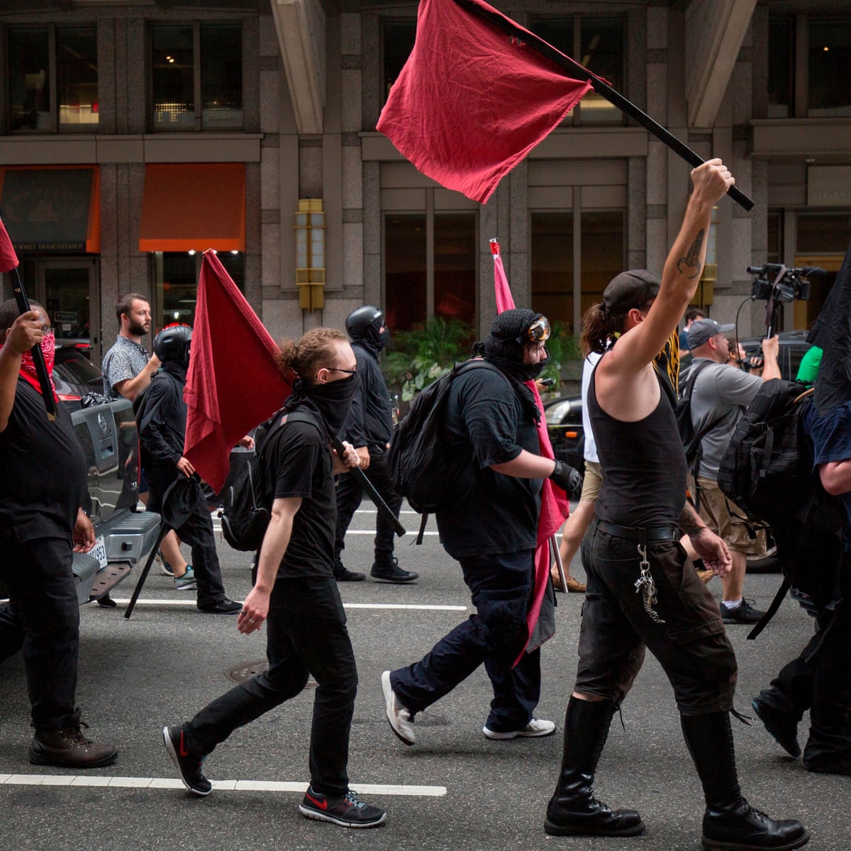 Anti Fascists Linked To Zero Murders In The Us In 25 Years Us News The Guardian
