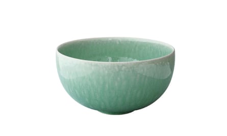 A turquoise bowl