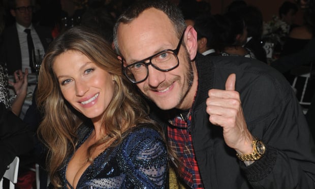Terry Richardson with the model Gisele Bundchen in New York in 2013. 