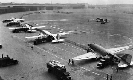 Templehof Airport during the Berlin Airlift.