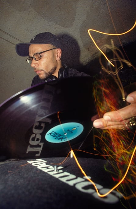 Goldie DJing in the 90s
