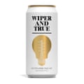 Wiper and True Lemondrop Hill Gluten-free pale ale can, with a golden lightbulb on it.