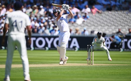 Zak Crawley bats during day one of the third Test between England and India at Lord’s.