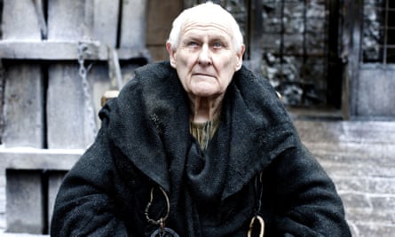 Peter Vaughan as Maester Aemon in the HBO TV series Game of Thrones, 2011.