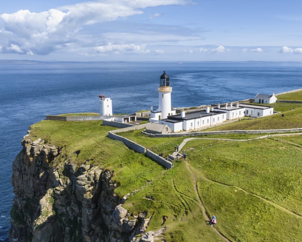 Aerial view of Dunnet Head