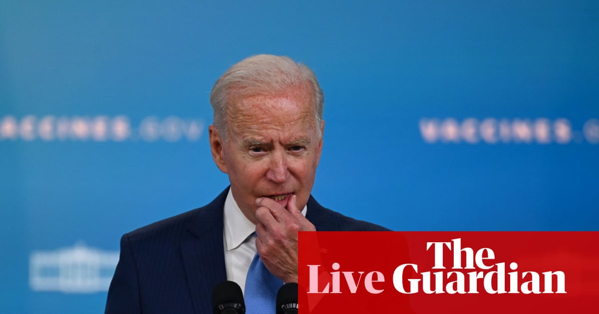Joe Biden holds virtual G7 meeting amid Afghanistan criticism – live