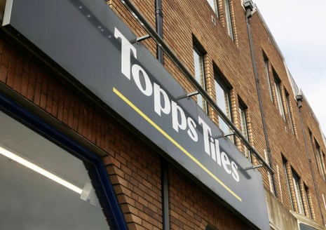 Topps Tiles in Highgate, London.