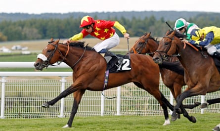 Gladius is pushed retired to triumph astatine Goodwood by jockey William Buick