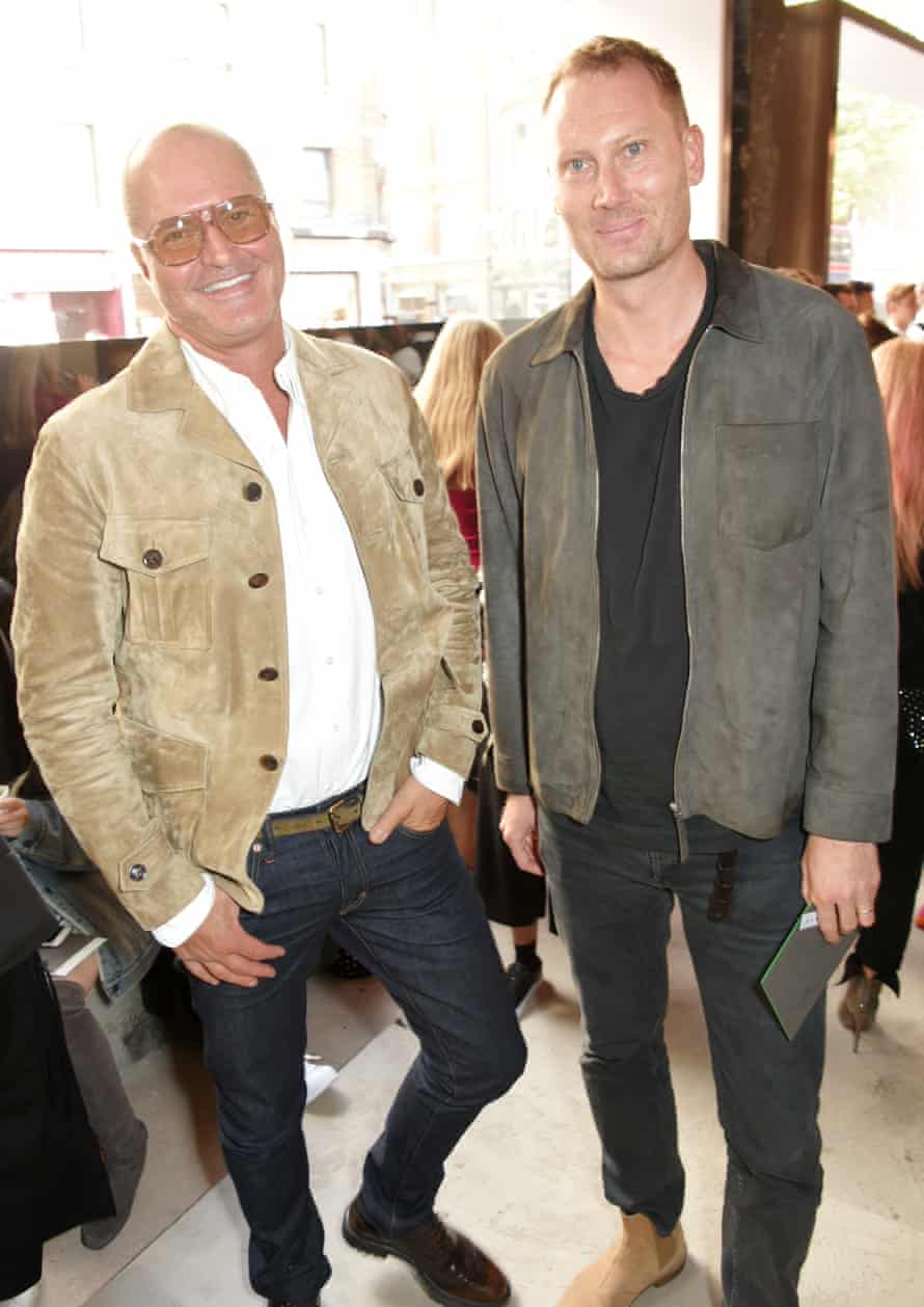 Hägglund, right, with Topshop CEO Paul Price, in September 2017.