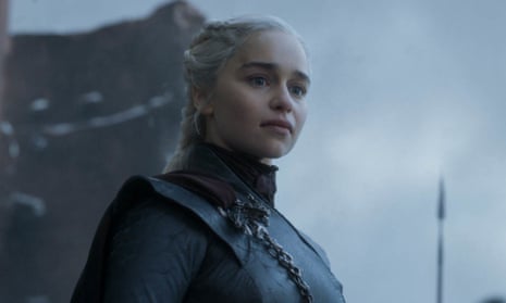 ‘A hollow mess’ … Emilia Clarke in the final episode of  Game of Thrones.