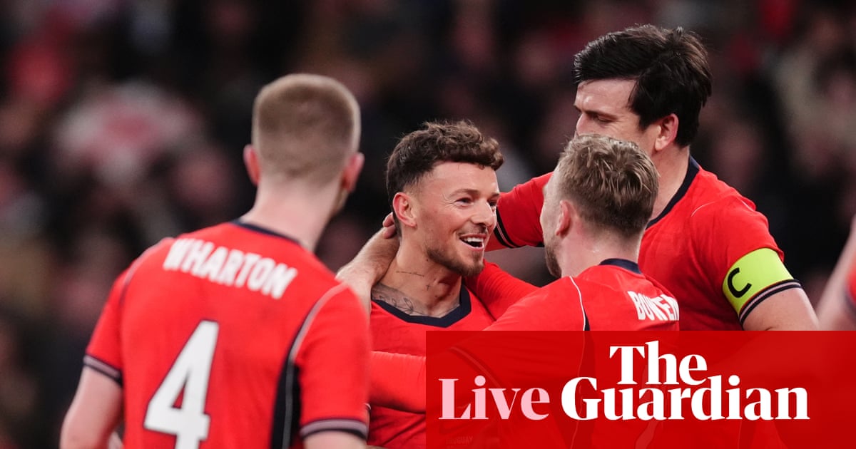 England v Uruguay: men’s international football friendly – live