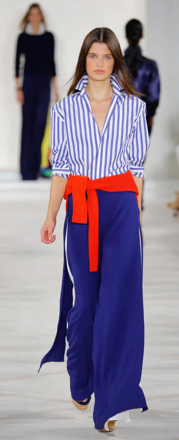 Nautical But Nice Ralph Lauren Unveils Latest Collection In New York Fashion The Guardian Ralph Lauren Fashion Show 2022 Music