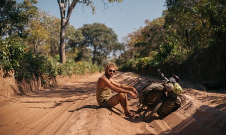 Charlie Walker on his round the world cycling trip.
