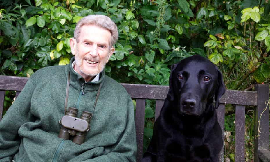 David Cobham with his dog Donald