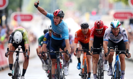 Ethan Hayter wins stage five of the Tour of Britain in Warrington