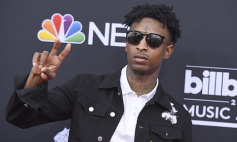 21 Savage shows off his new look