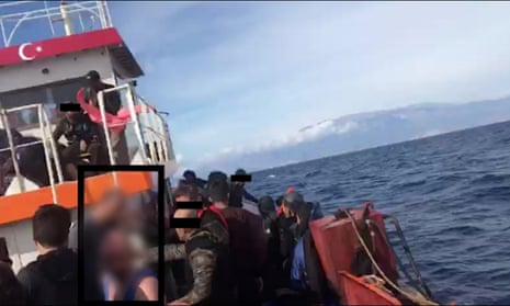 Evidence provided to a human right lawsuit against Greece over its treatment of refugees on a fishing boat that ran into trouble. Instead of sending help they allegedly sent commandos and beat people up
