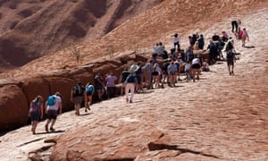 The last day of climbing at Uluru