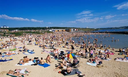 Nauthólsvik geothermal beach.