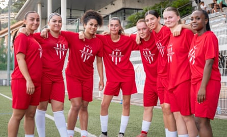 The players from Monaco United after training
