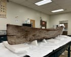 ‘It’s incredibly exciting’: ancient canoe unearthed after Hurricane Ian stormed through Florida