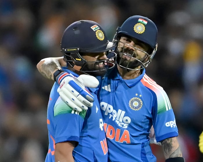 Rohit Sharma and Virat Kohli sign off in style as India rout Australia in third ODI