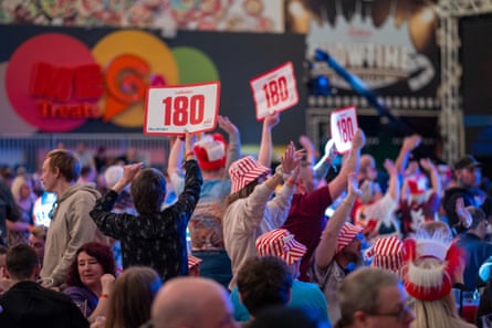 Fans holding up 180 signs.
