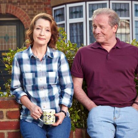 Lesley Manville and Peter Mullan in Mum.