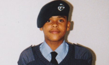 Kevin Maxwell as an Air Training Corps (RAF) cadet in the early 1990s.