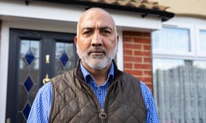 Joginder Singh Bhangu, a local Southall resident protesting against the Southall Waterside Development