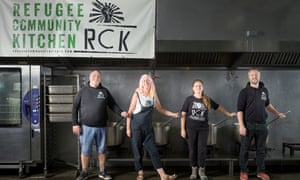 From left, founders Steve Stavrinides, Janie Macintyre, Paula Gallardo and Sam Jones