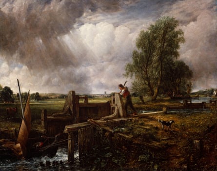 A Boat passing a Lock, 1826.
