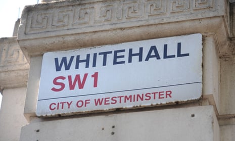 Whitehall SW1 street sign