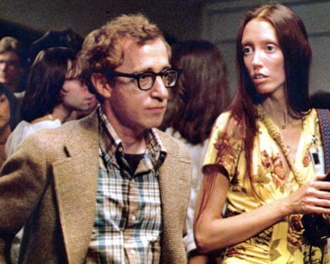 Woody Allen and Shelley Duvall in Annie Hall.