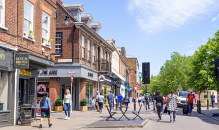 A street in St Albans town centre.