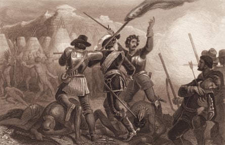 An illustration of a battle
