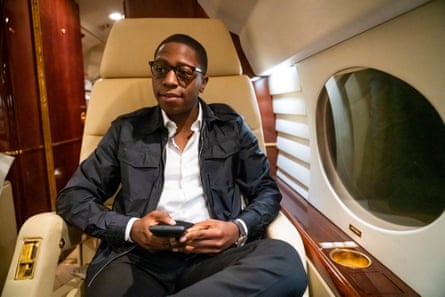 Jonsson as Gus Sackey in Industry.