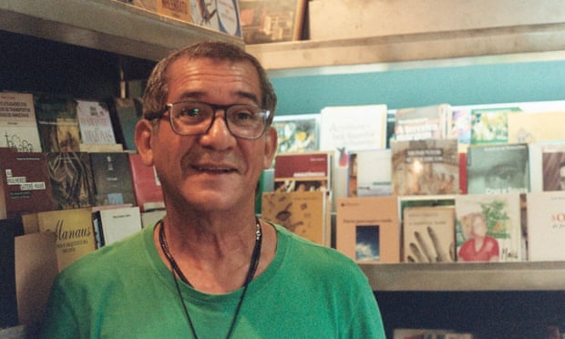 Photo of bookshop owner